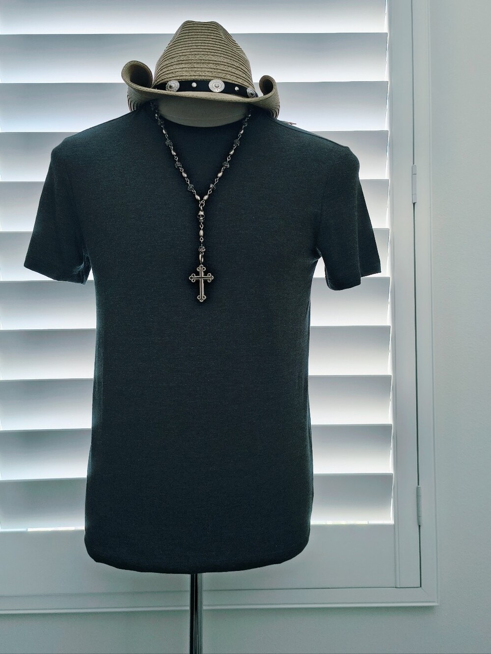 KING BABY STUDIO. RARE ROSARY NECKLACE - Picture 2 of 11